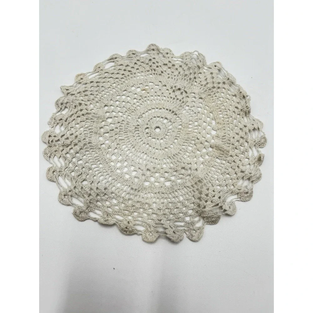 Vintage Hand Crocheted Doily 10